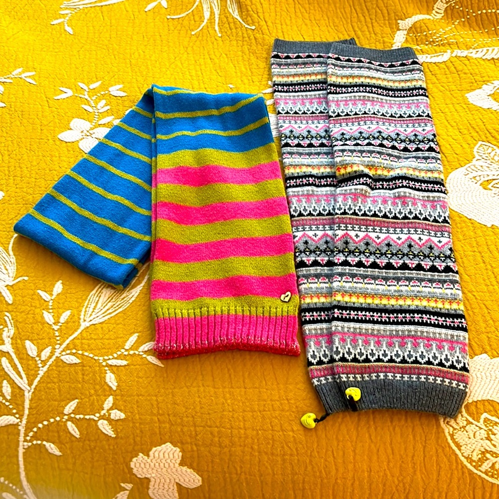 Juicy Couture Leg Warmers & Scarf Bundle